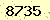 請輸入此驗證碼 : 8735