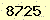 請輸入此驗證碼 : 8725