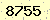 請輸入此驗證碼 : 8755