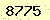 請輸入此驗證碼 : 8775
