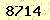 請輸入此驗證碼 : 8714