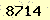 請輸入此驗證碼 : 8714