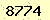 請輸入此驗證碼 : 8774
