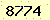 請輸入此驗證碼 : 8774