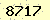 請輸入此驗證碼 : 8717
