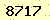 請輸入此驗證碼 : 8717