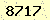 請輸入此驗證碼 : 8717