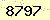 請輸入此驗證碼 : 8797