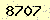 請輸入此驗證碼 : 8707