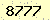 請輸入此驗證碼 : 8777