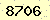請輸入此驗證碼 : 8706