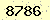 請輸入此驗證碼 : 8786
