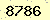 請輸入此驗證碼 : 8786