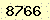 請輸入此驗證碼 : 8766