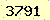 請輸入此驗證碼 : 3791