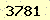 請輸入此驗證碼 : 3781