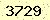 請輸入此驗證碼 : 3729