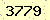 請輸入此驗證碼 : 3779