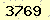 請輸入此驗證碼 : 3769