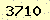 請輸入此驗證碼 : 3710