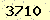 請輸入此驗證碼 : 3710