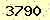 請輸入此驗證碼 : 3790
