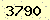 請輸入此驗證碼 : 3790