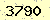 請輸入此驗證碼 : 3790