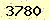 請輸入此驗證碼 : 3780