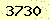 請輸入此驗證碼 : 3730