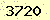請輸入此驗證碼 : 3720