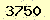 請輸入此驗證碼 : 3750