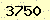 請輸入此驗證碼 : 3750