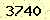 請輸入此驗證碼 : 3740