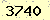 請輸入此驗證碼 : 3740