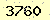 請輸入此驗證碼 : 3760