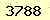 請輸入此驗證碼 : 3788