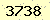 請輸入此驗證碼 : 3738