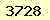請輸入此驗證碼 : 3728