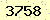 請輸入此驗證碼 : 3758