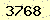 請輸入此驗證碼 : 3768
