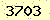 請輸入此驗證碼 : 3703