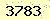 請輸入此驗證碼 : 3783