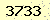 請輸入此驗證碼 : 3733