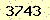 請輸入此驗證碼 : 3743