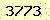 請輸入此驗證碼 : 3773