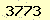 請輸入此驗證碼 : 3773