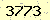 請輸入此驗證碼 : 3773