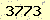 請輸入此驗證碼 : 3773