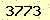 請輸入此驗證碼 : 3773